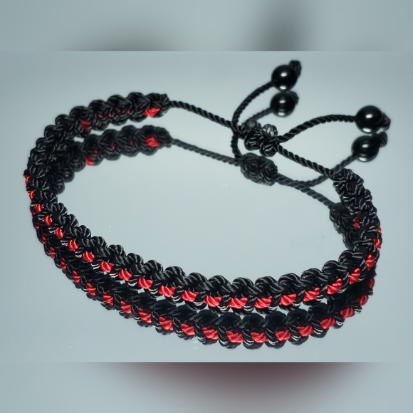 firefighter Thin red line bracelet, for man and woman - Picture 1 of 3
